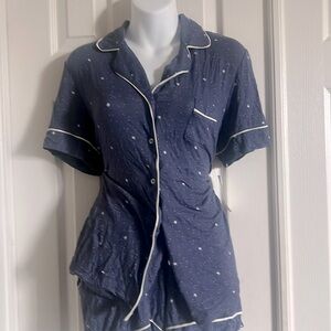 Pajama short set with pockets. Never worn, with tags